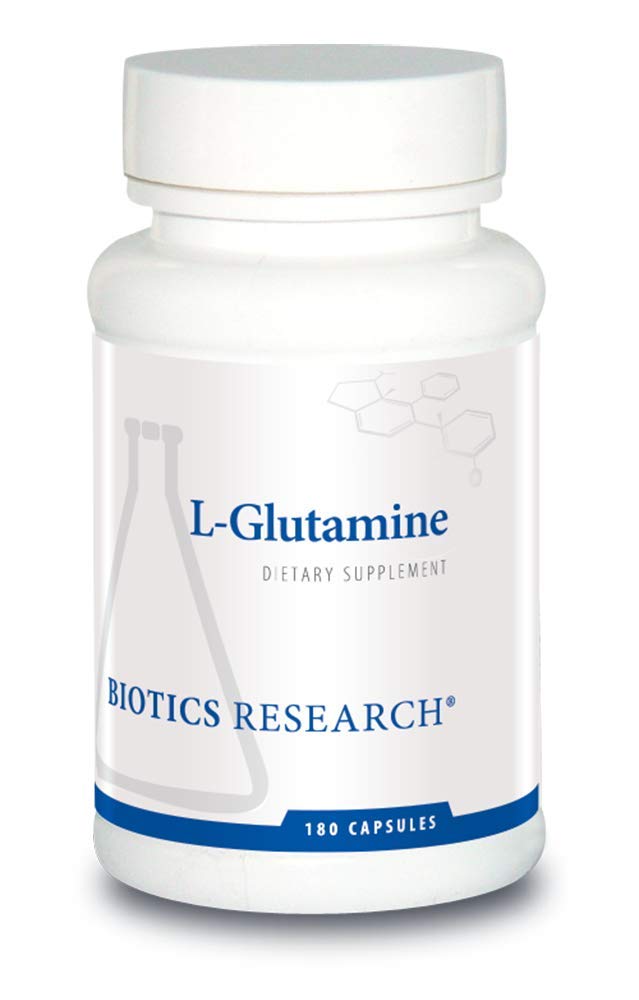 Biotics Research L-Glutamine Capsules, 180 Capsules