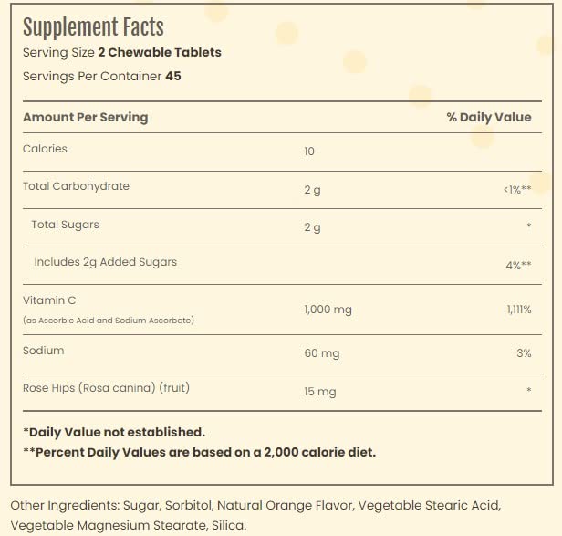 Sundance Vitamin C 1000 mg Caplets 180 Count