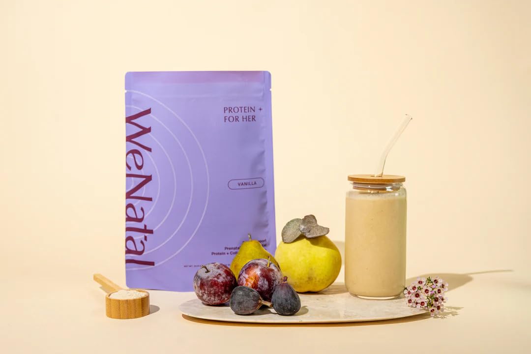 WeNatal Prenatal Protein+ for Her Powder, Vanilla, 1.26 oz, Pack of 19