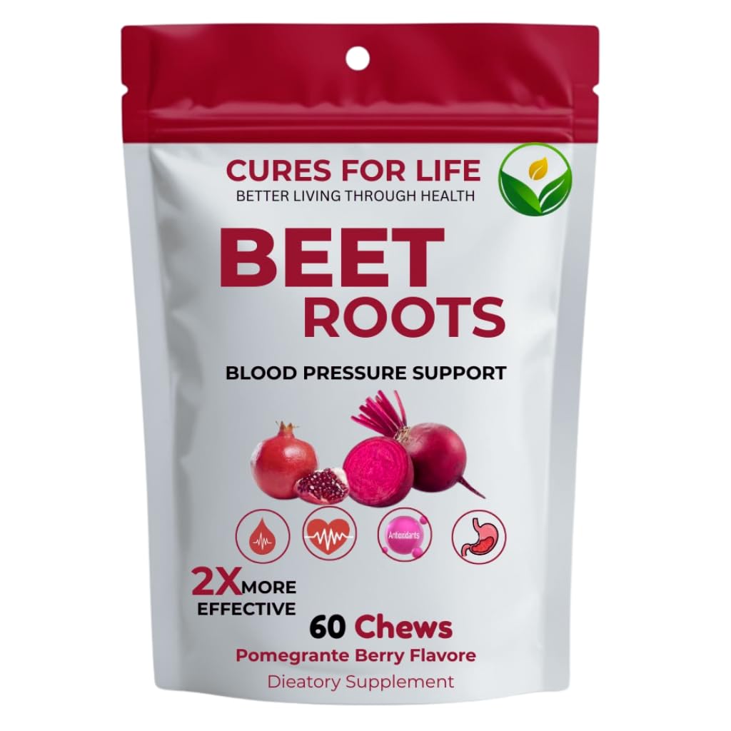 Cures For Life Beet Root Powder Energy Supplement 60 Count