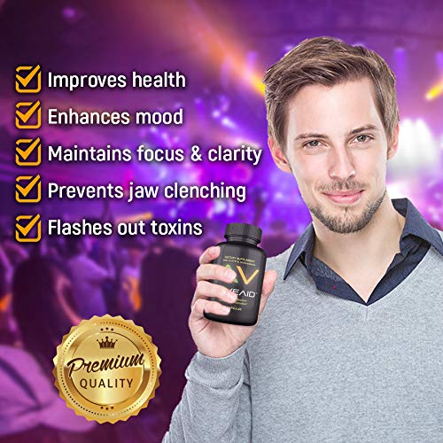 RaveAid Party & Rave Recovery Cure & Supplement 60 Capsules