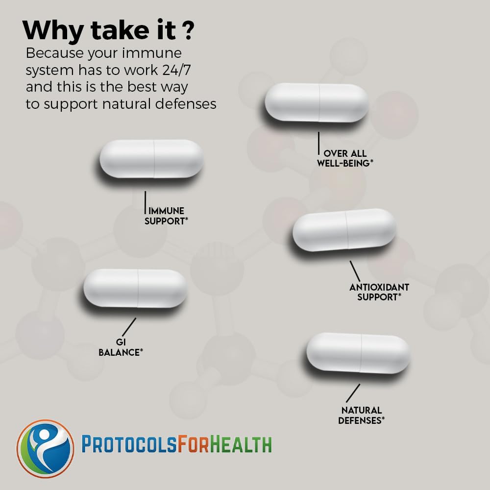 Protocols for Health Candidaway Dietary Supplement Capsules, 60 Count