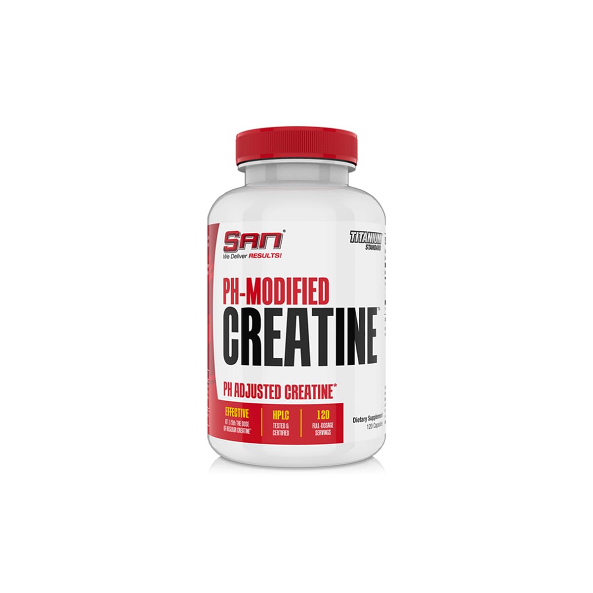 SAN PH Modified Creatine – Buffered Formula for Enhanced Muscle Strength and Performance, 1 Capsule