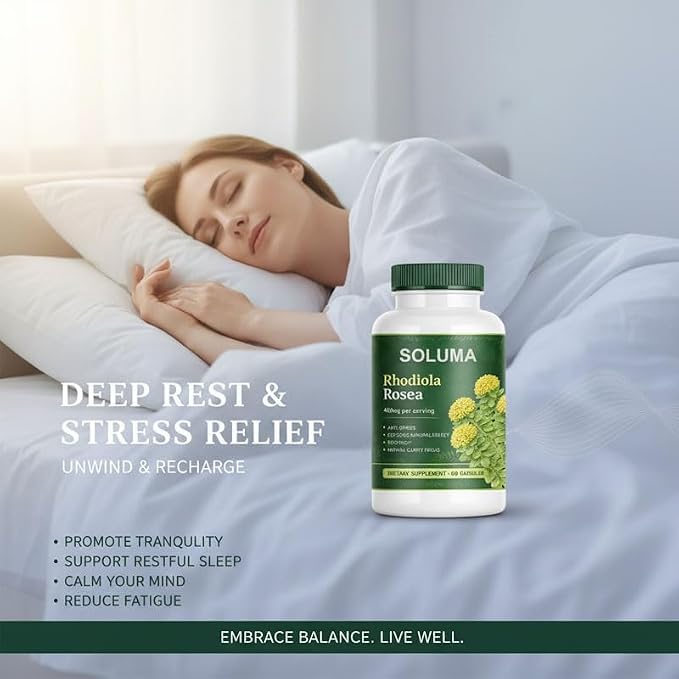 Skinclean Soluma Rhodiola Rosea Capsule, 60 Capsules