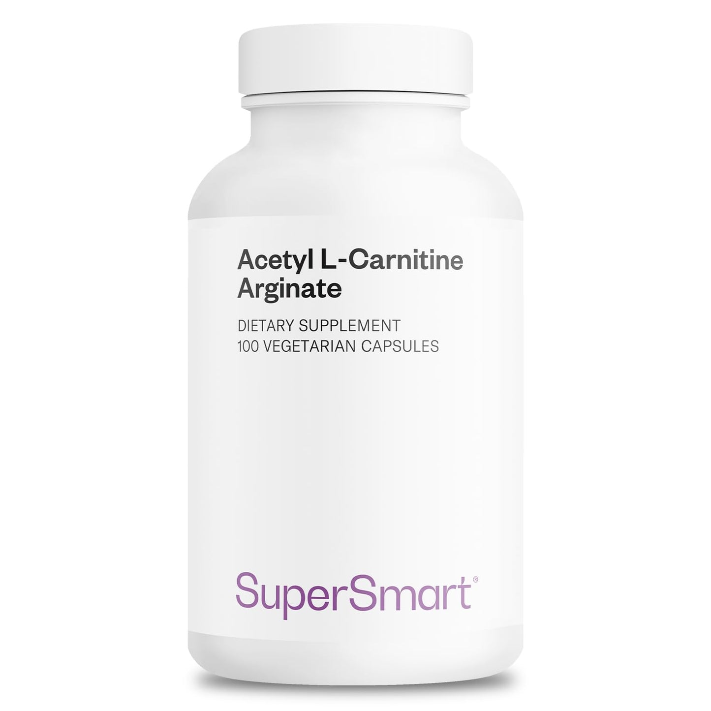 Supersmart Acetyl L Carnitine Arginate 1000 mg Per Day Capsules, 120 Capsules