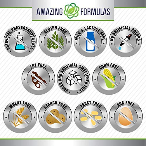 Amazing Nutrition Micronized DHEA 25mg 180 Veggie Capsules Supplement 1 Pack