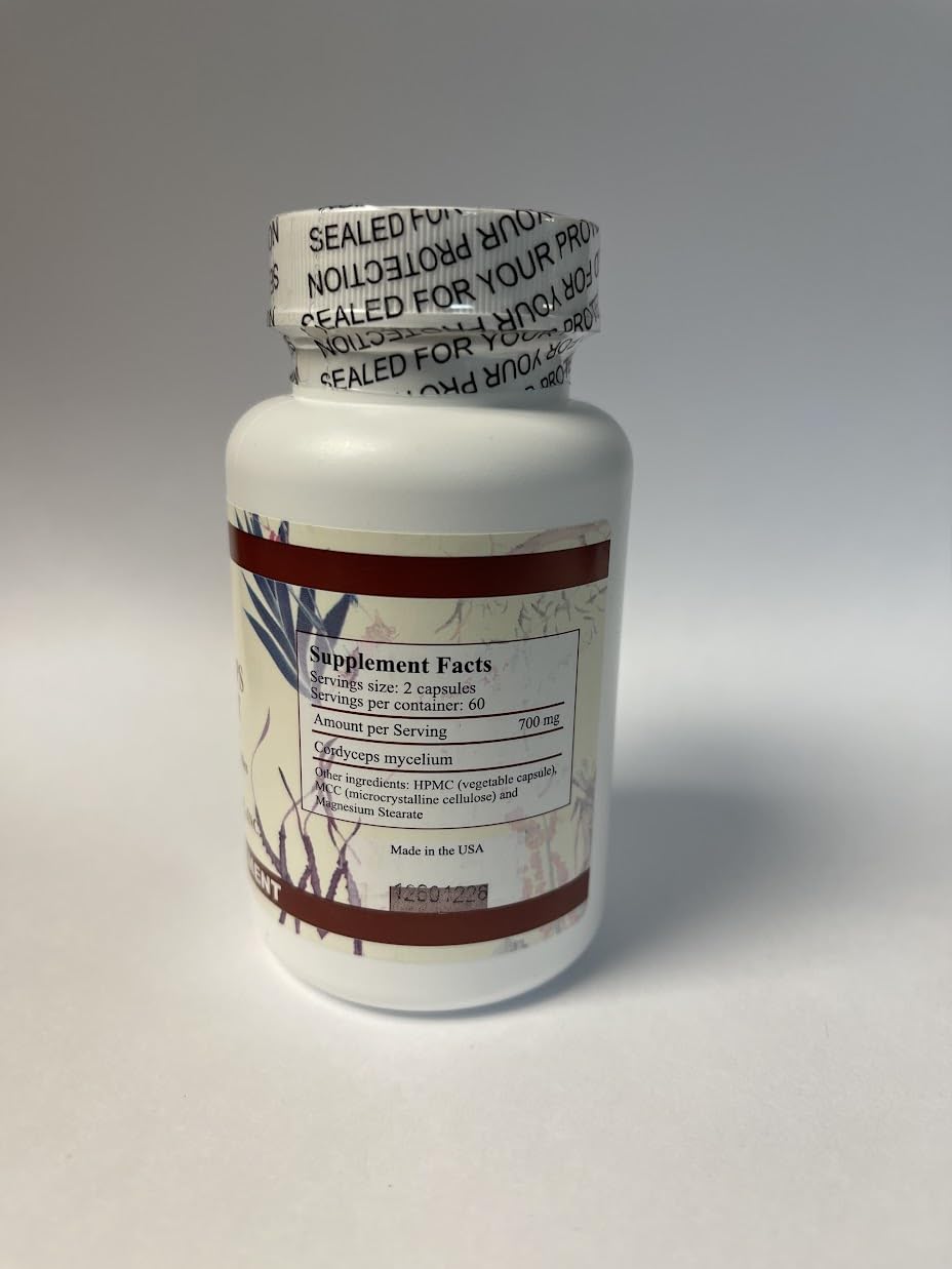 Chi's Enterprise Cordyceps Extract Capsules 120 Count