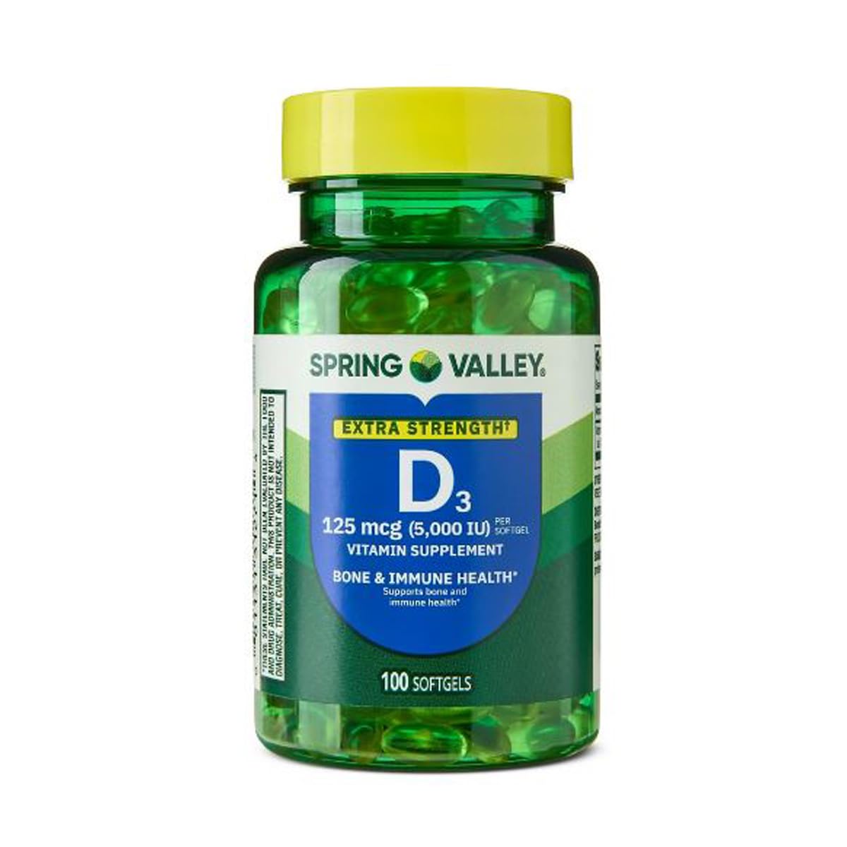 H4U Vitamin D3 5000 IU (125 mcg) Softgel 100