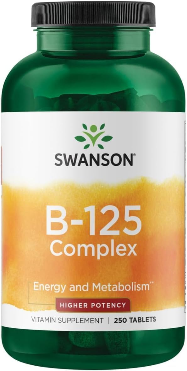 Swanson Vitamin B-125 Complex Tablets 250