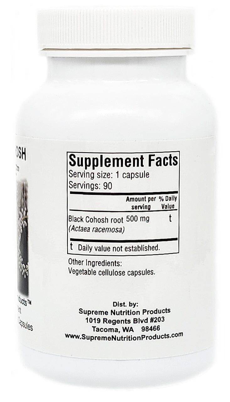 Supreme Nutrition Products Black Cohosh Supreme Capsules 90 Count
