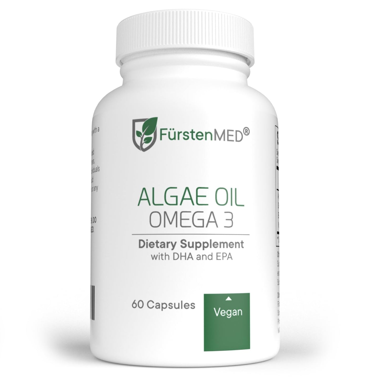 FürstenMED Algae Oil Vegan Omega-3 Softgels 60