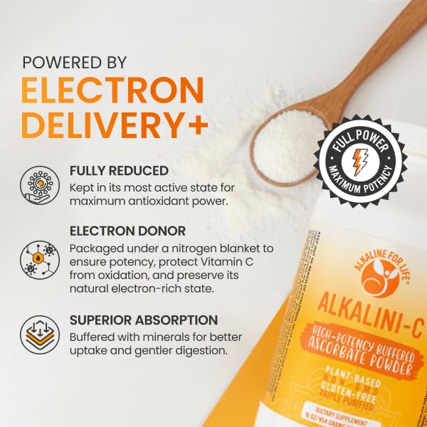 Alkaline for Life Buffered Vitamin C Powder 8 oz
