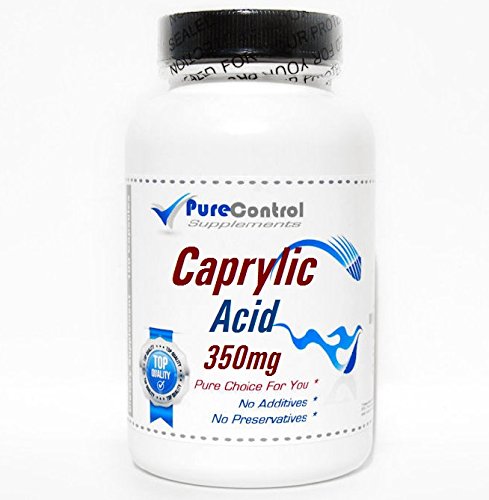 PureControl Supplements Caprylic Acid 350mg Capsules, 200 Capsules