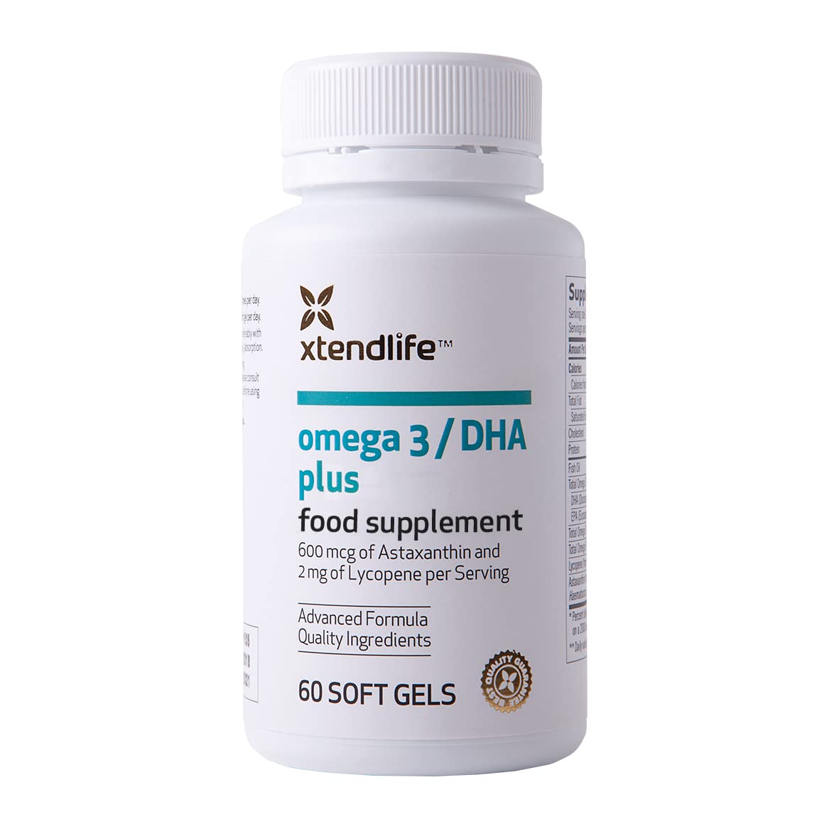Xtendlife Omega-3 Fish Oil Softgels 60 Count
