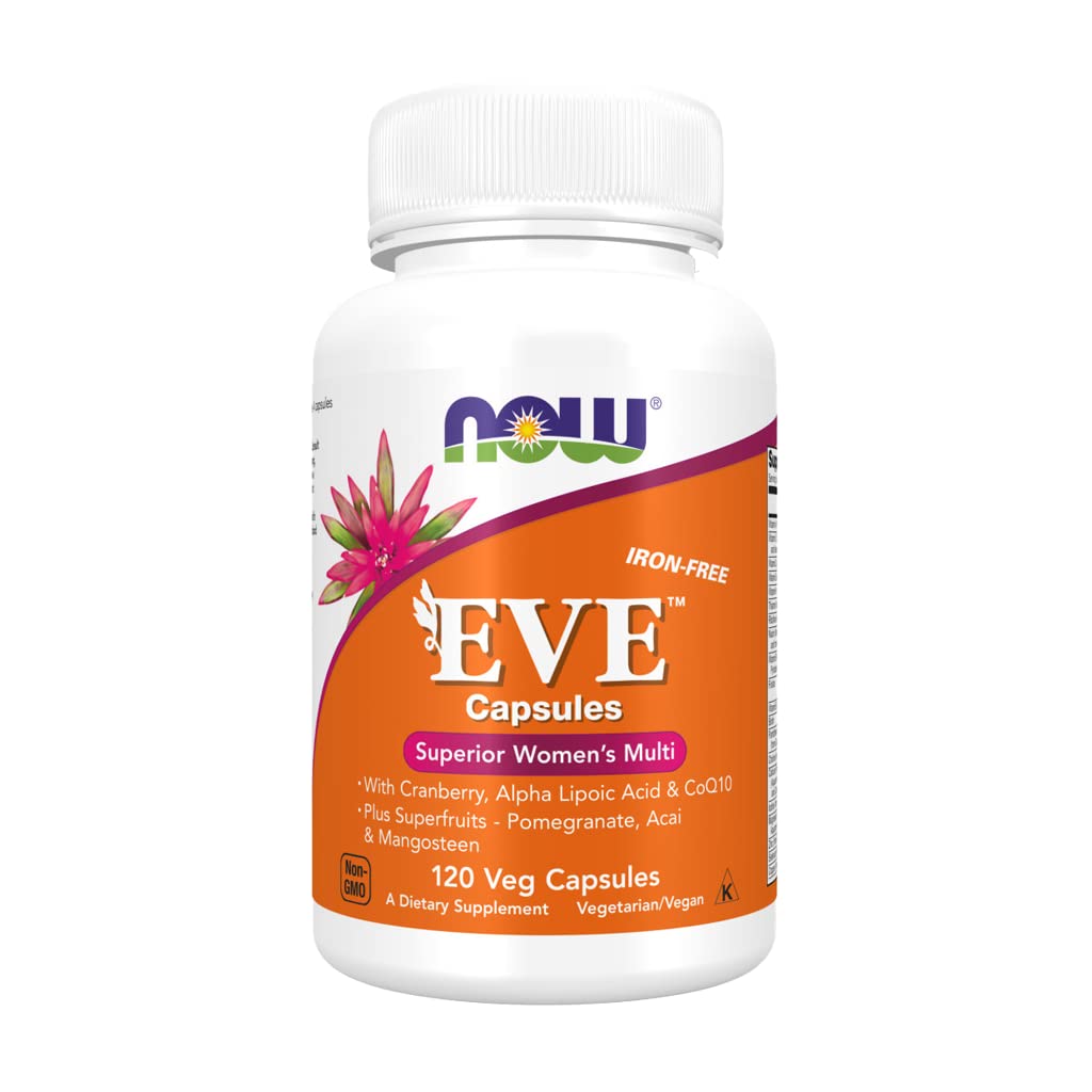 NOW Foods Eve Multi Vitamin and Minerals for Women Capsules 120 Count