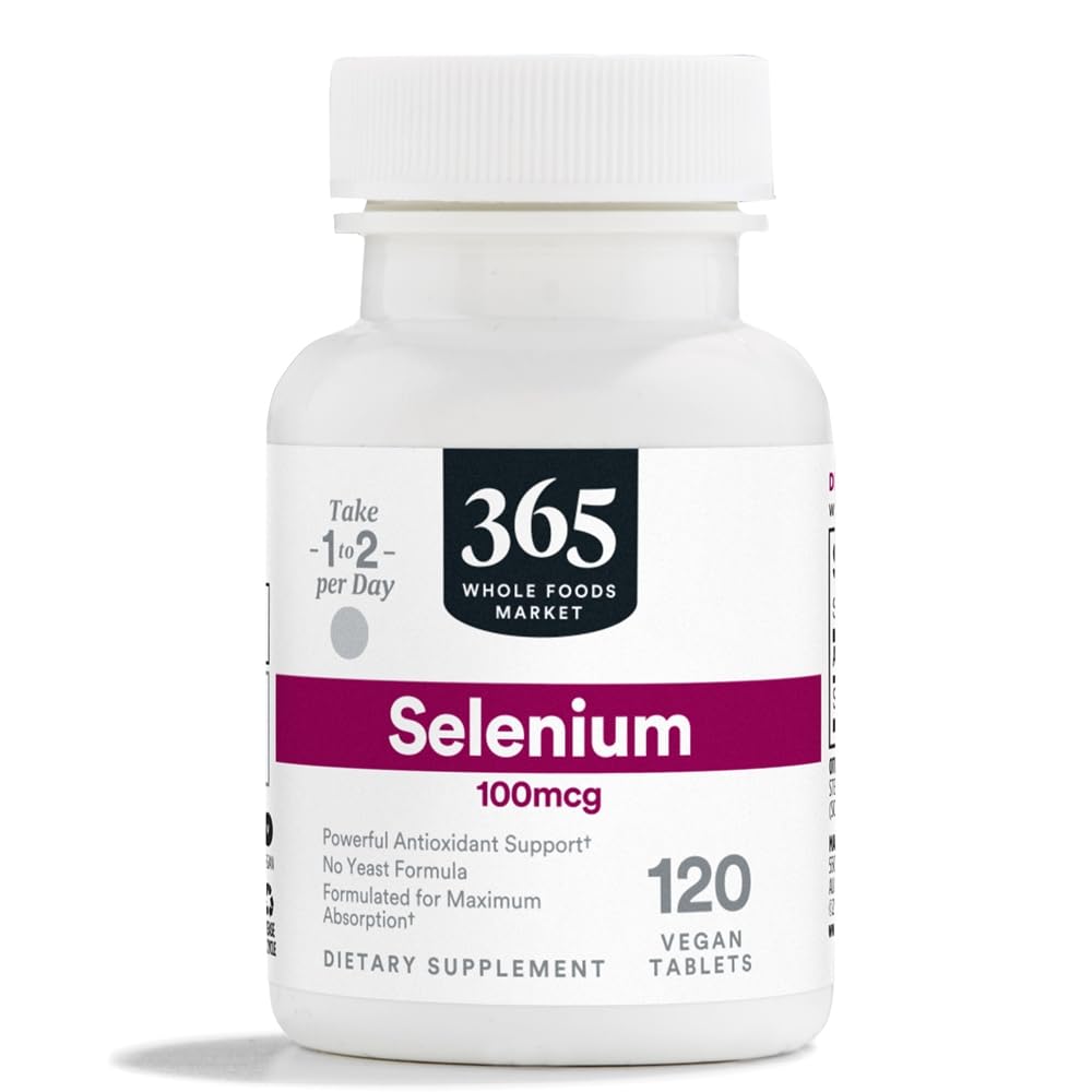 365 by Whole Foods Market Selenium 100mcg Tablet 120 Tablets