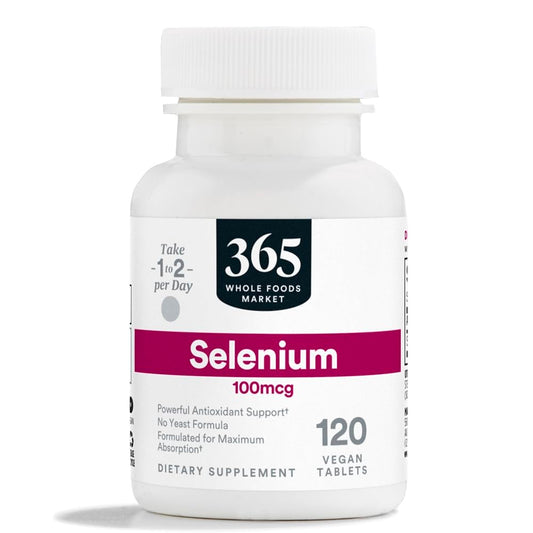 365 by Whole Foods Market Selenium 100mcg Tablet 120 Tablets