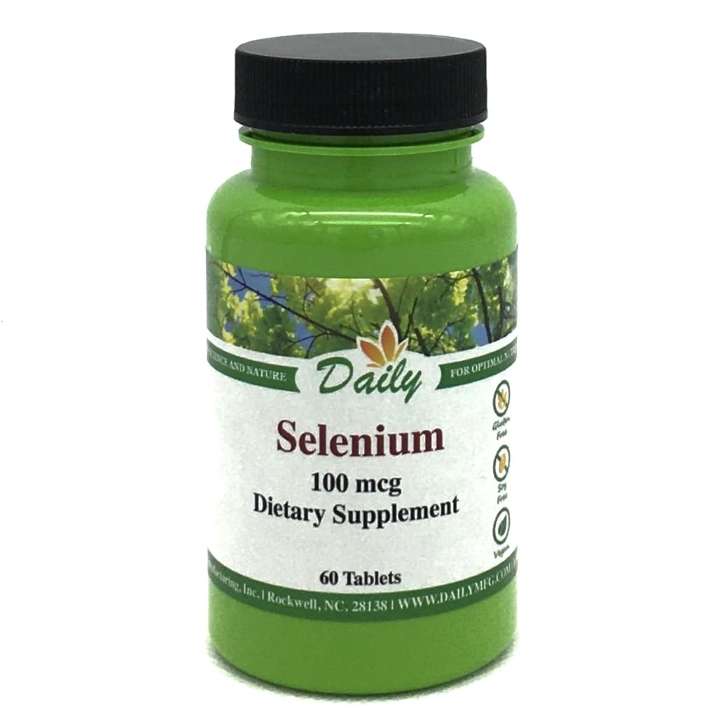 Daily Manufacturing Selenium Tablet 60 Count