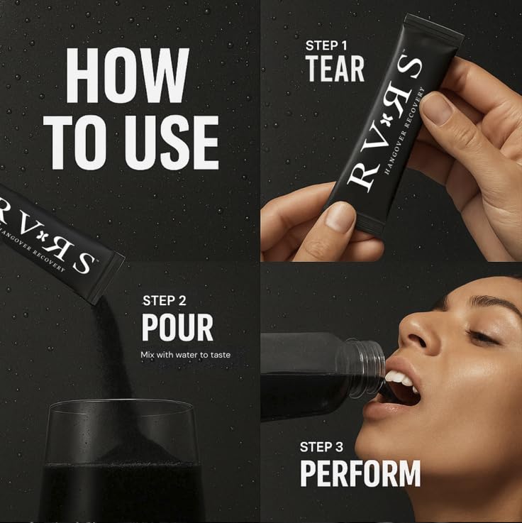 RVRS Recovery Support Powder Sticks 5 Pack