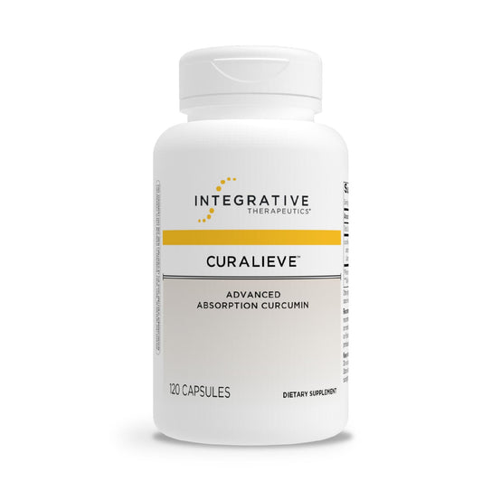 Integrative Therapeutics Curalieve Curcumin Formula for Antioxidant Support High Absorption Curcumin, 120 Capsules