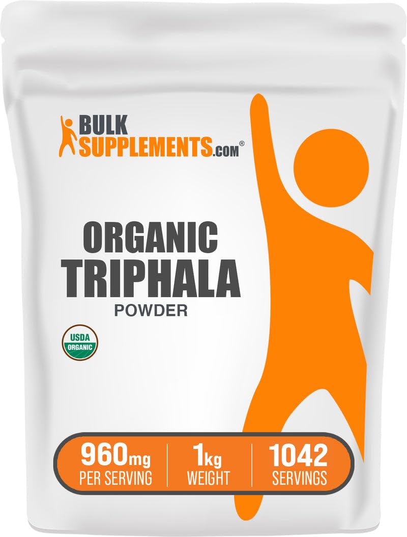 BulkSupplements Organic Triphala Powder, 35.27 oz