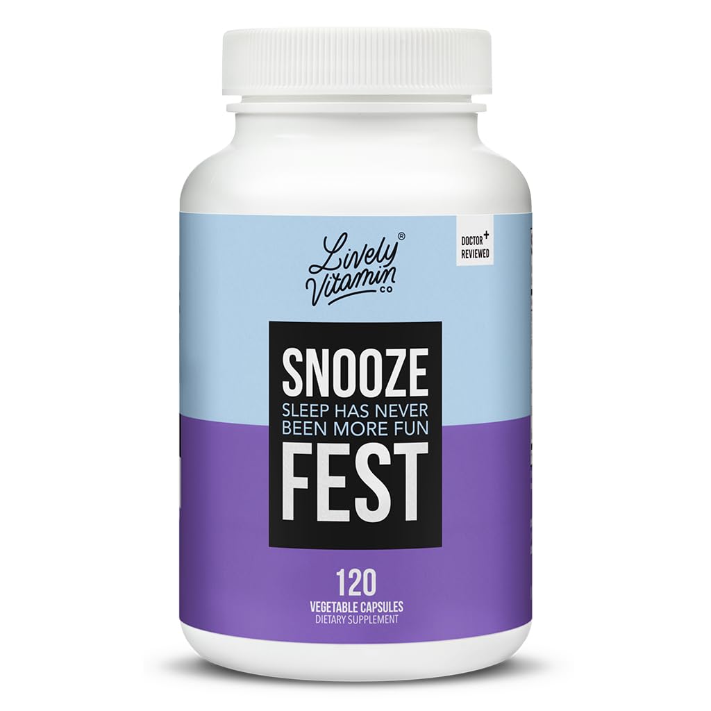 LIVELY VITAMIN CO Snooze Fest Capsule, 120 Count