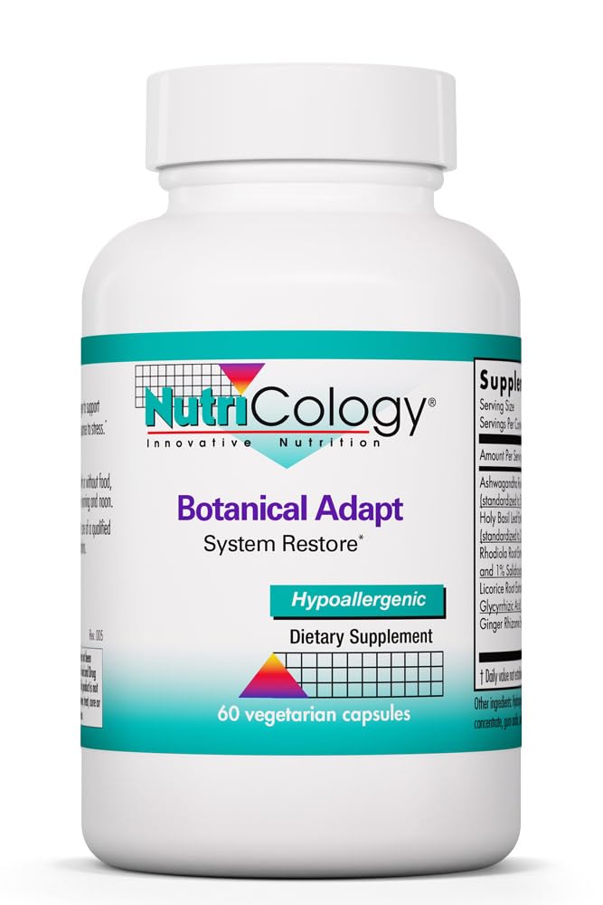 Allergy Research Group Nutricology Botanical Adapt Capsules, 60 Count