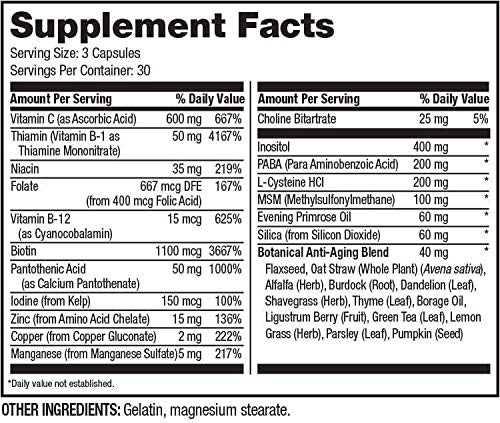 Optim 3 Hi-Health Hair & Nail Formula 90 Capsules