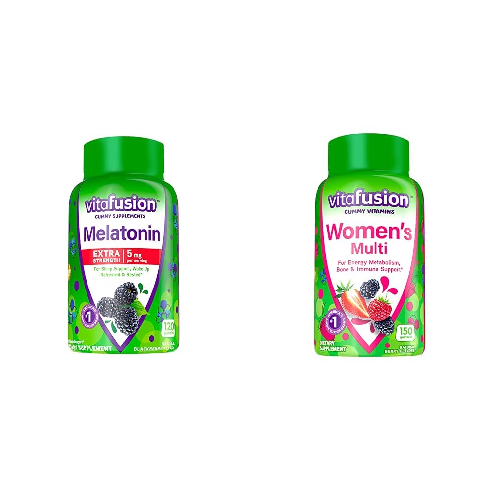 Vitafusion Extra Strength Melatonin Gummy Vitamins, 5mg, 120 ct