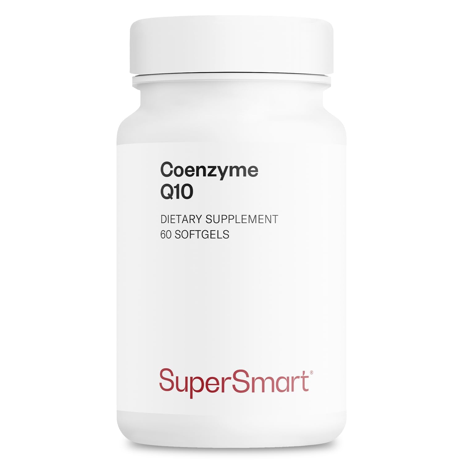 Supersmart Co-Enzyme Q10 (CoQ10) 90mg per Day Ubiquinol Softgels, 60 Count