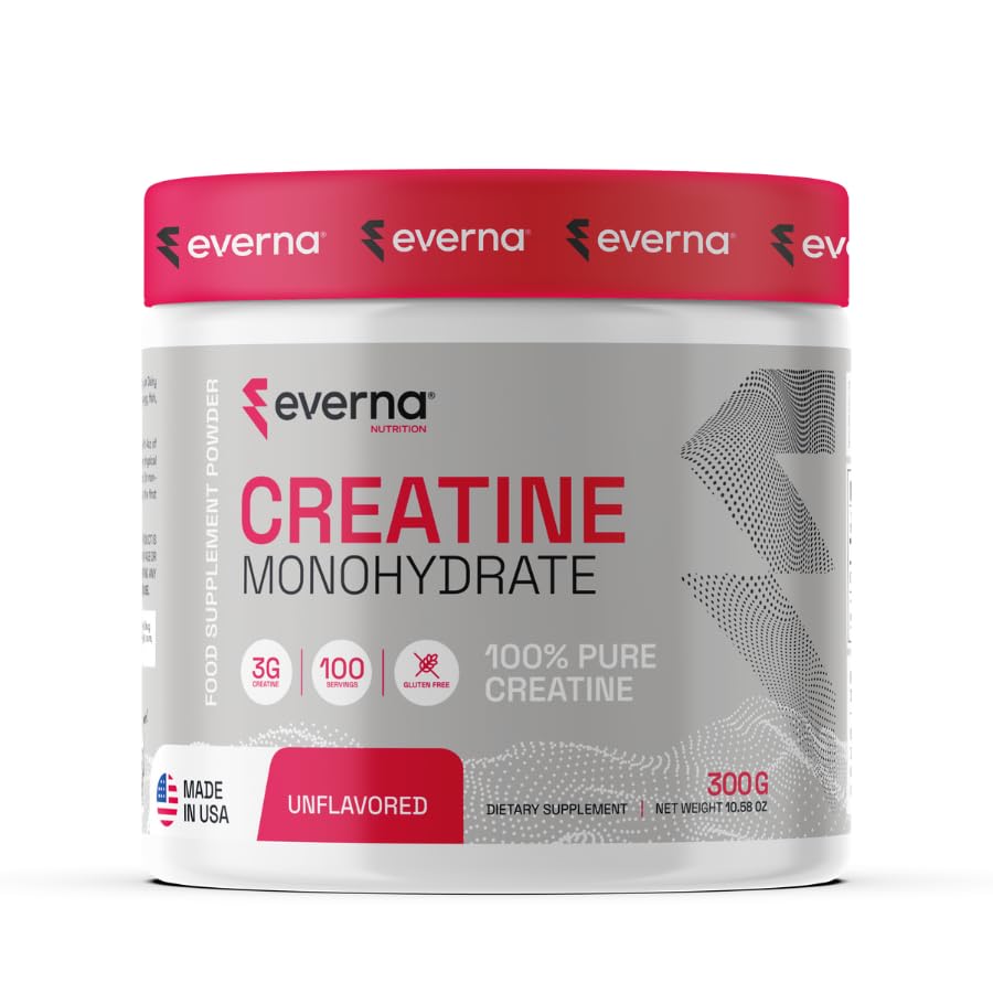 EVERNA Creatine Monohydrate Powder 12.58 oz