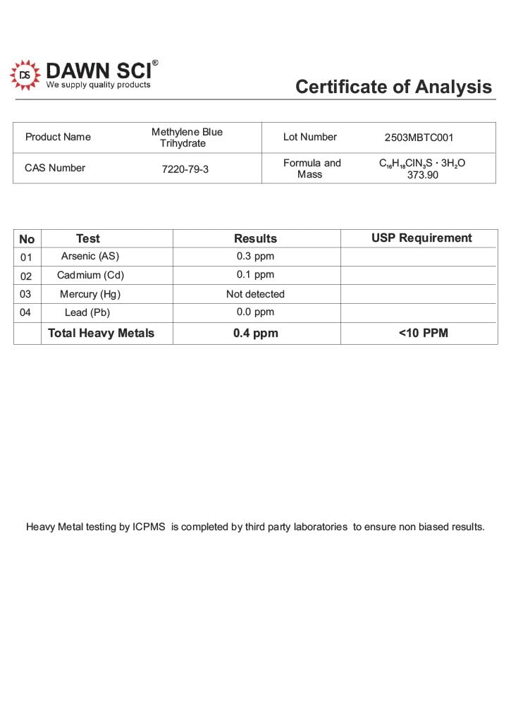 DAWNSCI Methylene Blue Powder