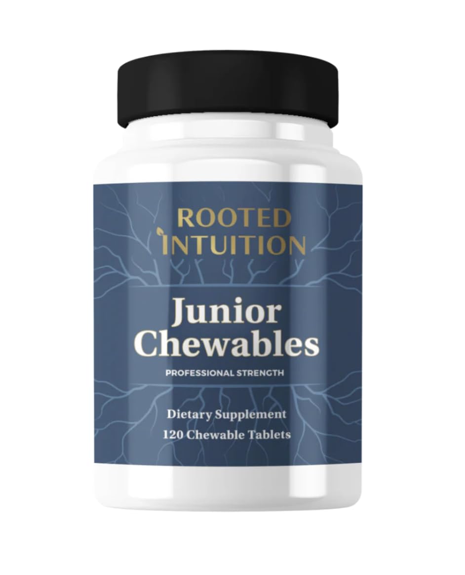 Rooted Intuition Junior Chewables Kids Multivitamin & Albion-Chelated Minerals 120 Chewable Tablets