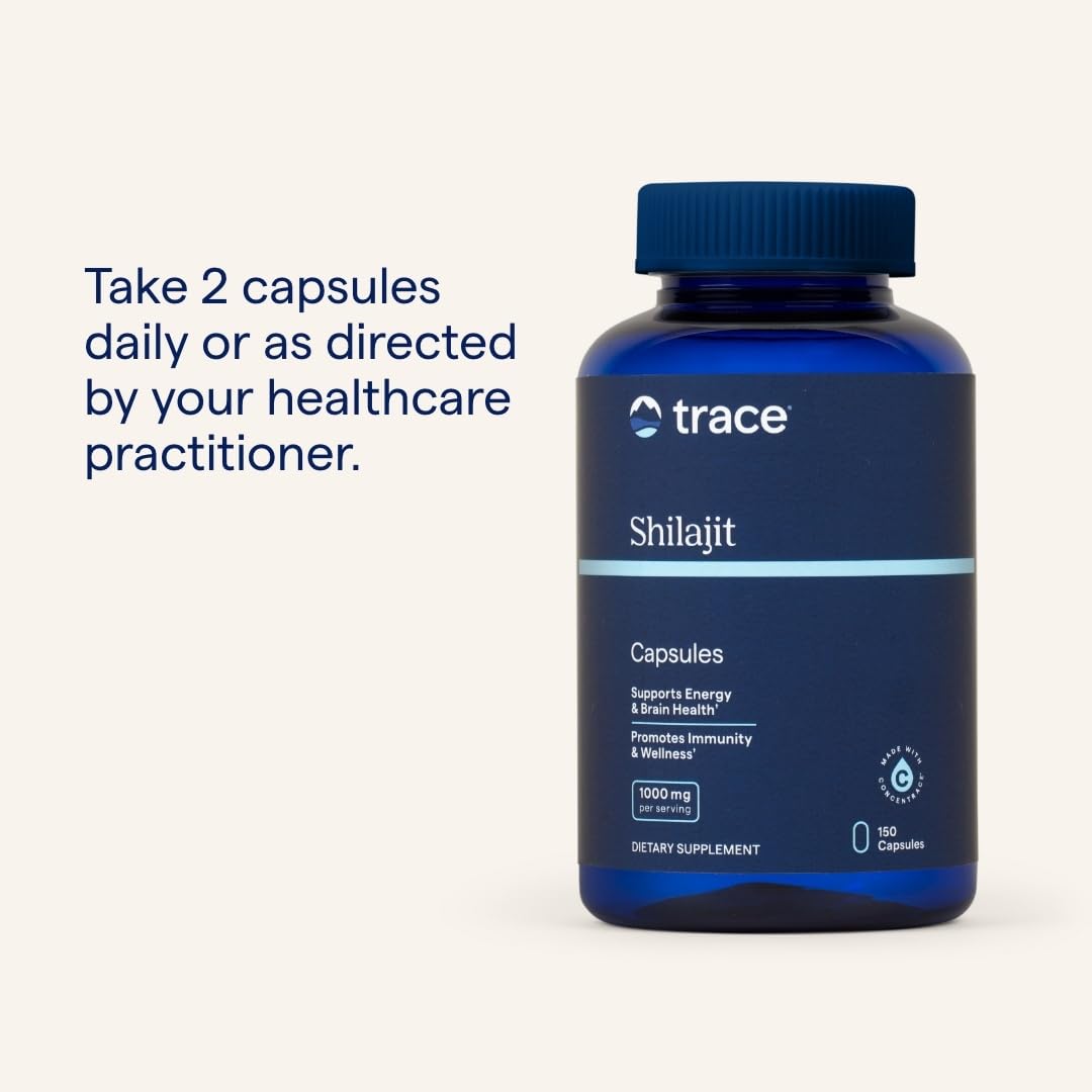Trace Minerals Shilajit Capsules 150 Count