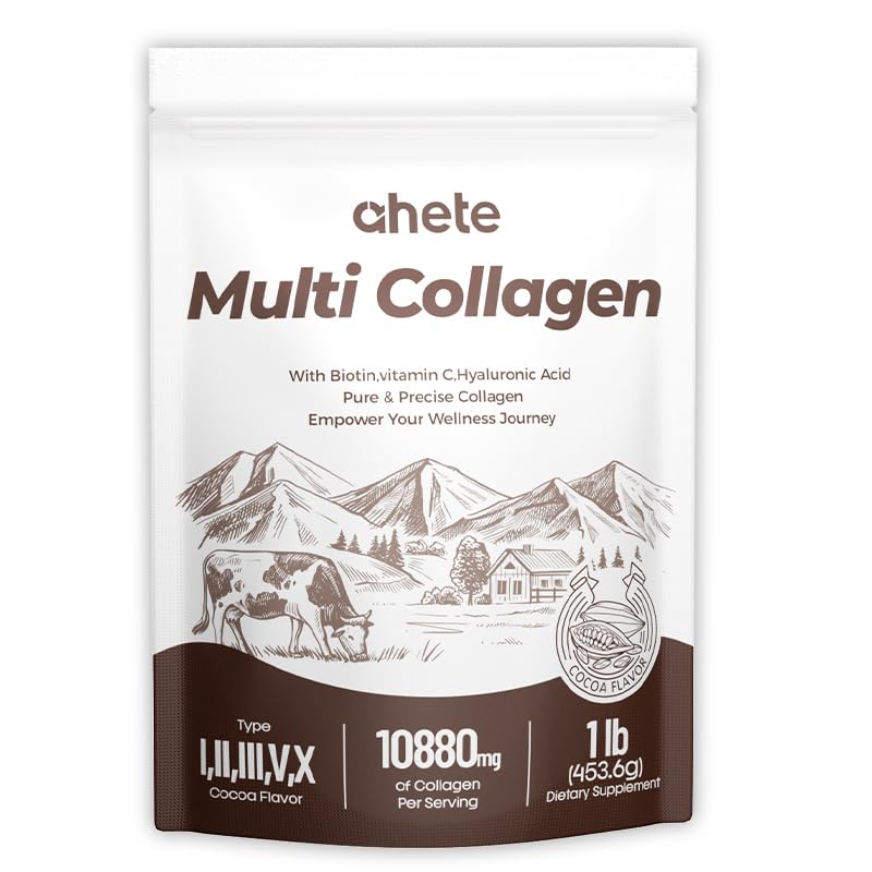 Ahete Multi Collagen Peptides Powder Milk Flavor 12
