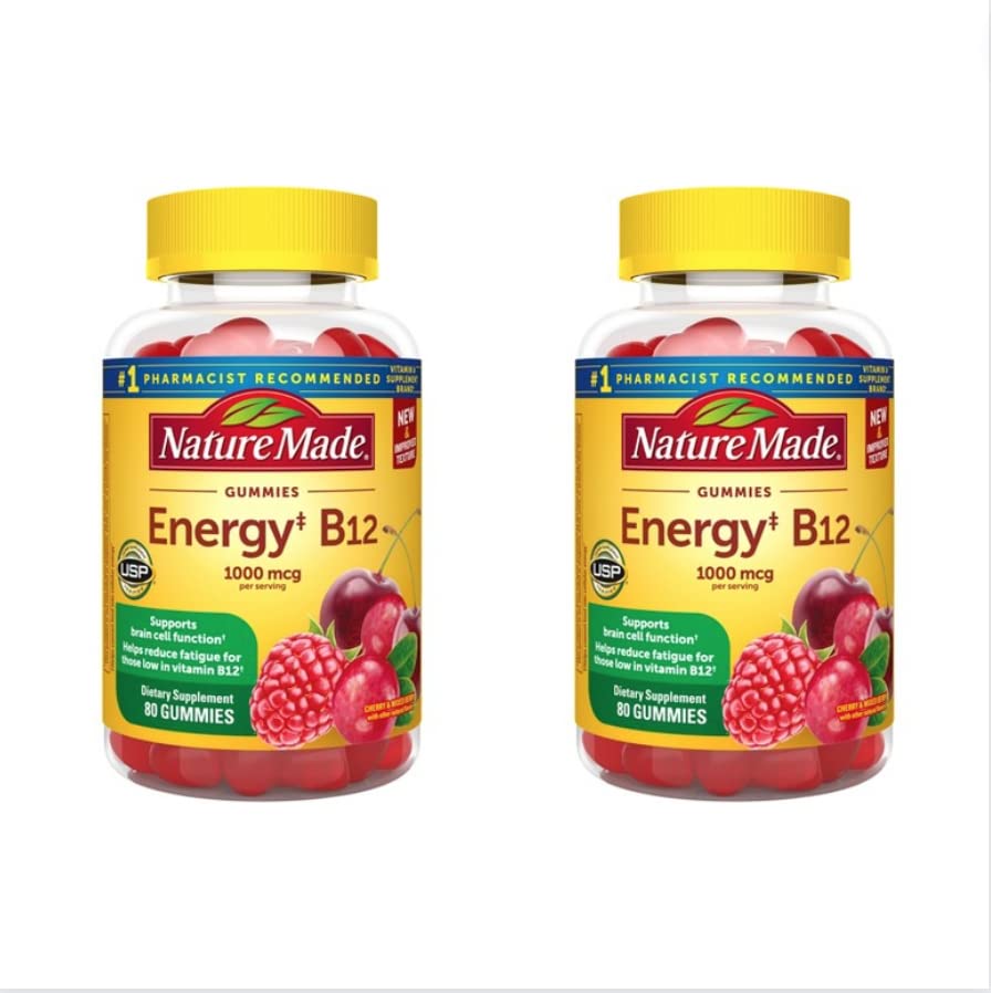 Nature Made B12 Energy Gummies Gummy 160 Count