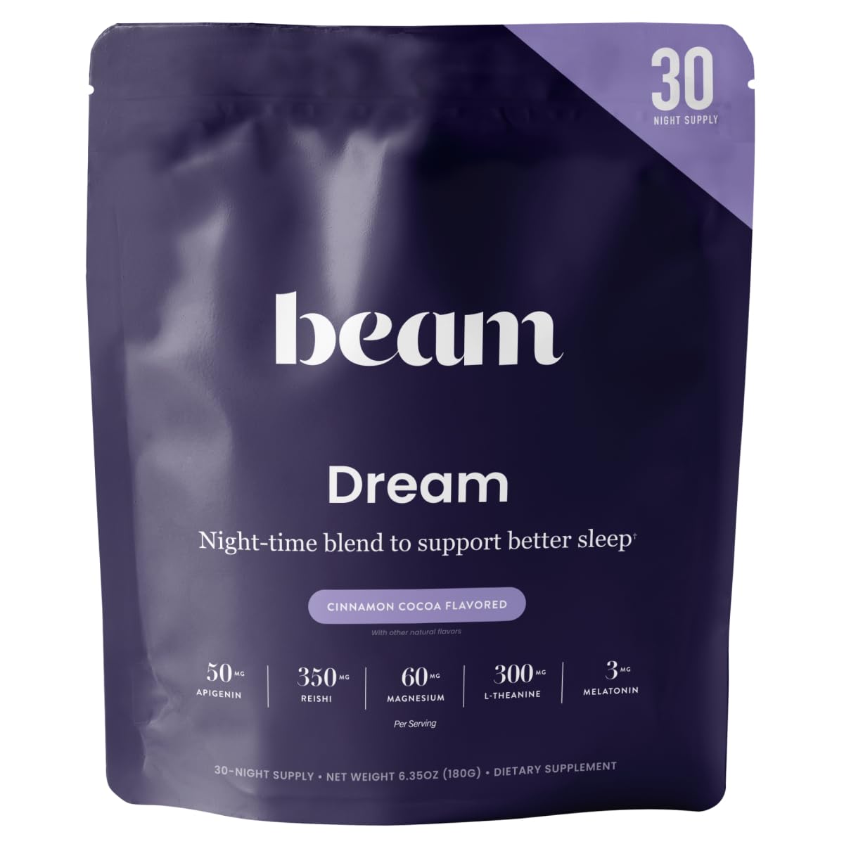 BEAM Dream Sleep Powder & Creatine Bundle, Powder, 11.64