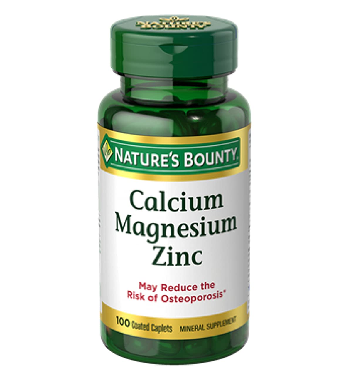 Nature's Bounty Calcium Magnesium Zinc 600 Tablets
