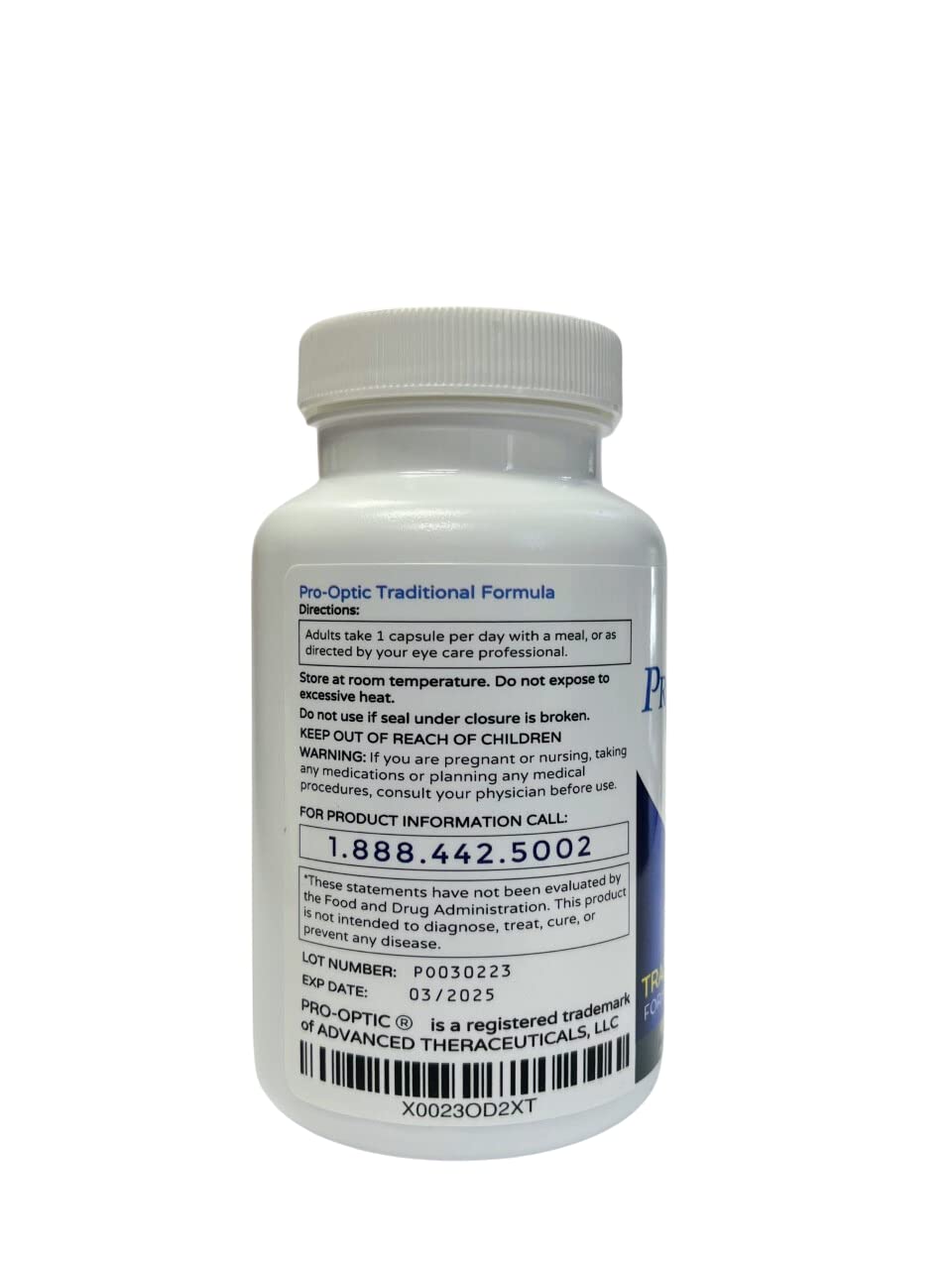 PROOPTIC Traditional Formula (AREDS 2 Based Formula) 90 Capsules