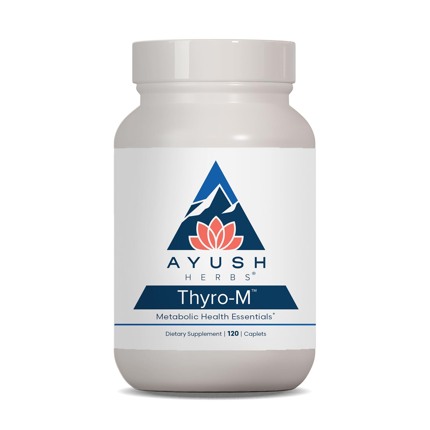 Ayush Herbs Thyro-M Thyroid Support for Women & Men Tablets, 120
