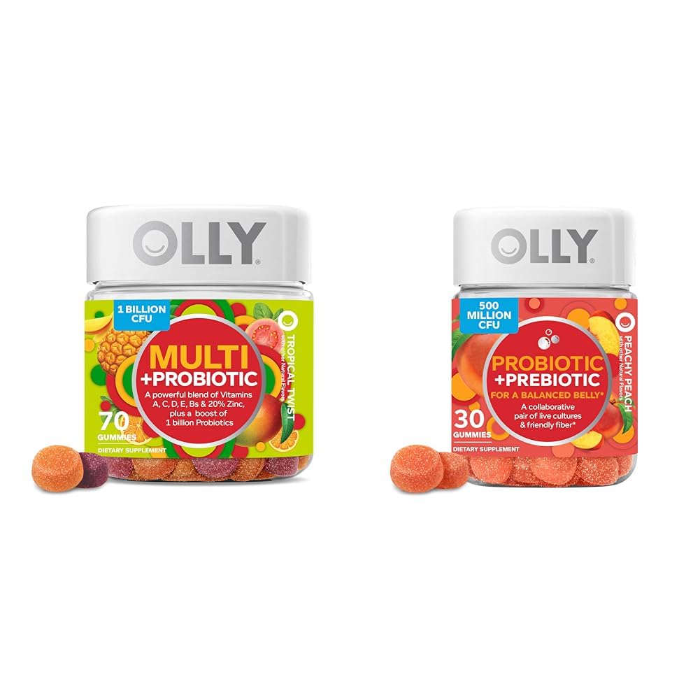 OLLY Multi + Probiotic Adult Multivitamin Gummy, 70 Count