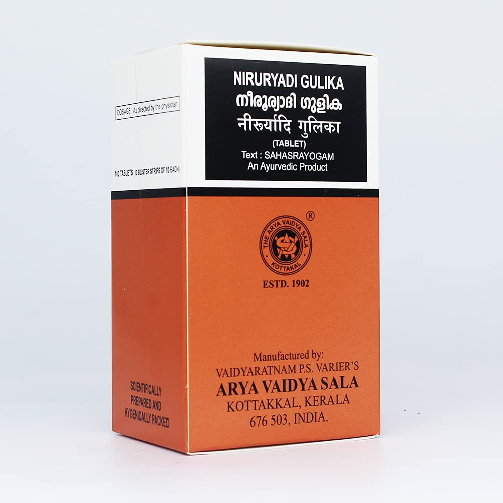 Kottakkal Niruryadi Gulika Tablet 100 Tablets