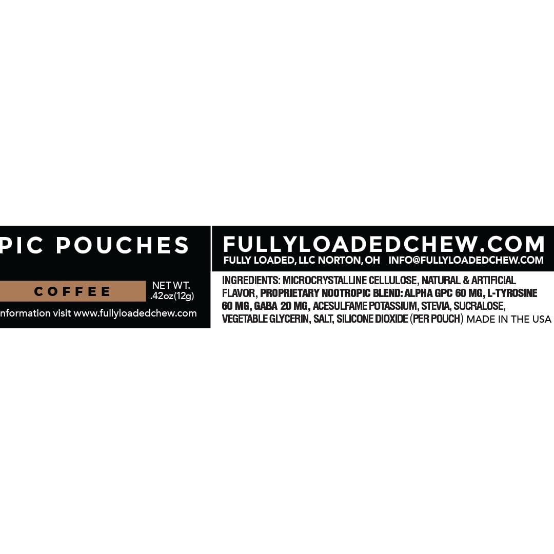 Fully Loaded Bullseye Alpha Nootropic Pouches Capsules 75