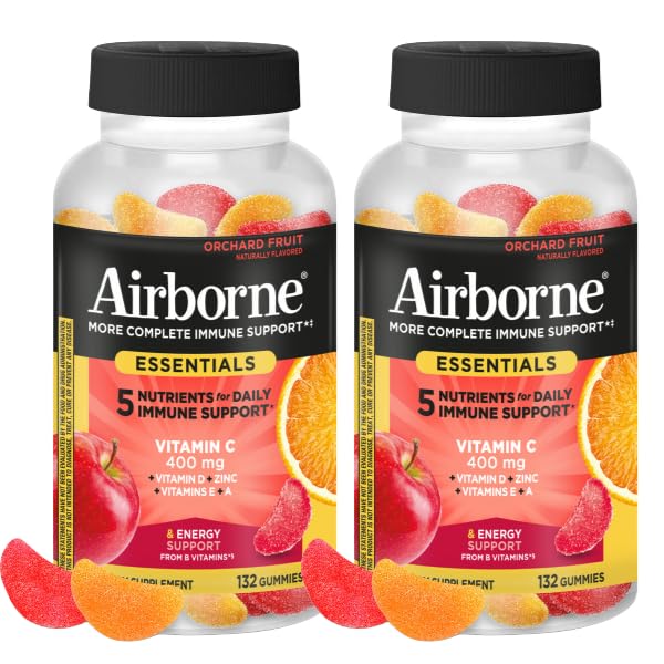 Airborne 400mg Vitamin C Gummies, 264 Gummies