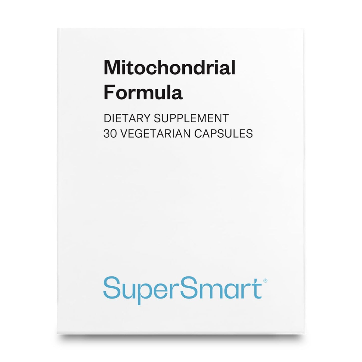 Supersmart Mitochondrial Formula (Advanced Formula) with PQQ, R-Lipoic Acid, Acetyl-L-Carnitine, 60 Capsules