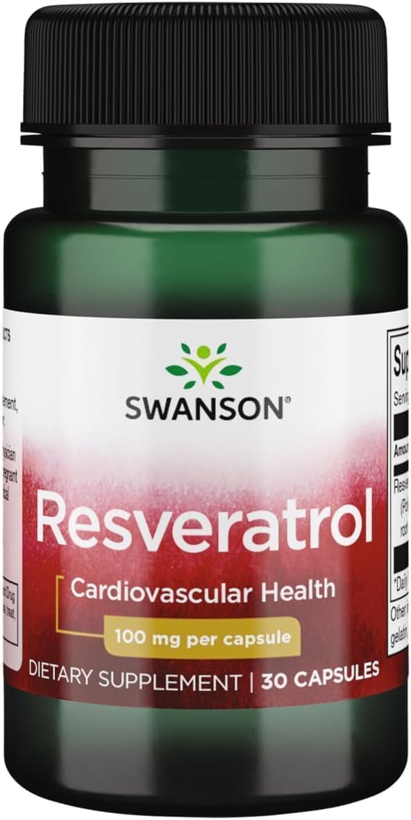 Swanson Resveratrol 100 Capsules 30 Count