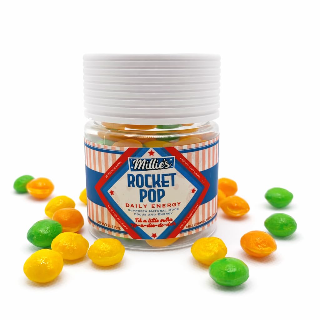 Millie's Rocket Pop Daily Energy Chews Chew 60