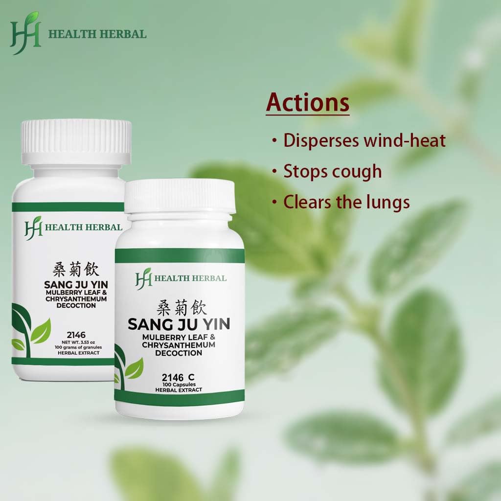 Health Herbal Sang Ju Yin/Mulberry Leaf & Chrysanthemum Decoction Powder 3.53 Ounce