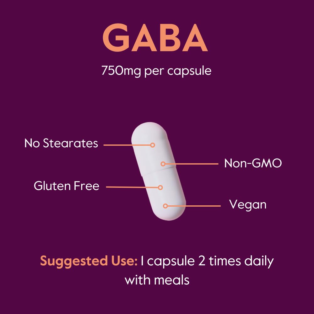 BESTVITE GABA 750mg Capsules 240 Count