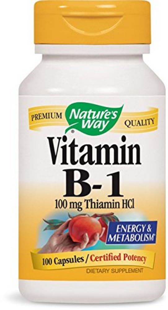 Nature's Way Vitamin B1 Capsule, 300 Capsules